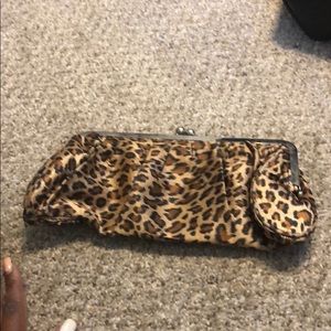 Silk Leopard Purse
